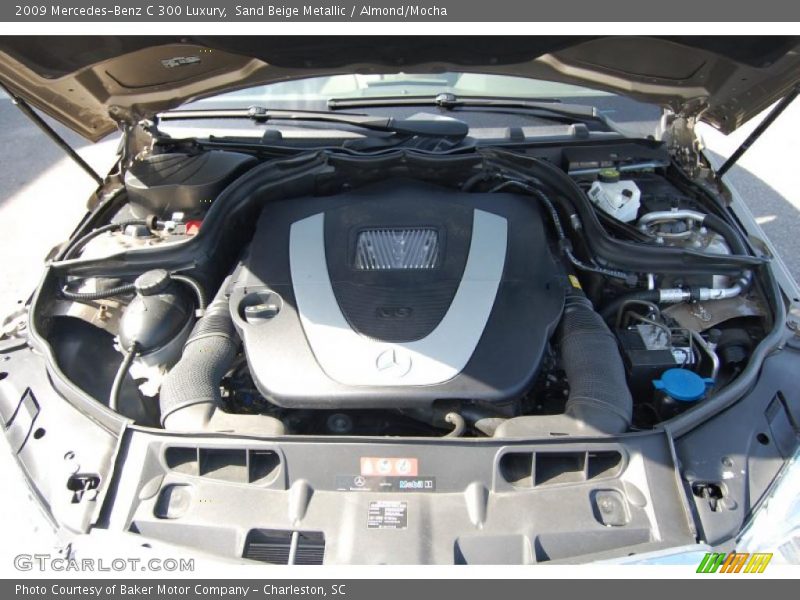Sand Beige Metallic / Almond/Mocha 2009 Mercedes-Benz C 300 Luxury