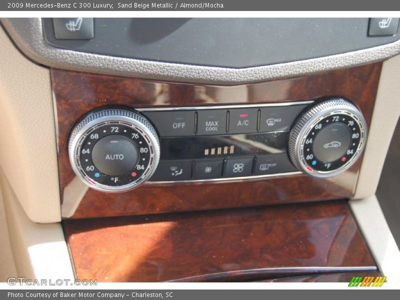 Sand Beige Metallic / Almond/Mocha 2009 Mercedes-Benz C 300 Luxury