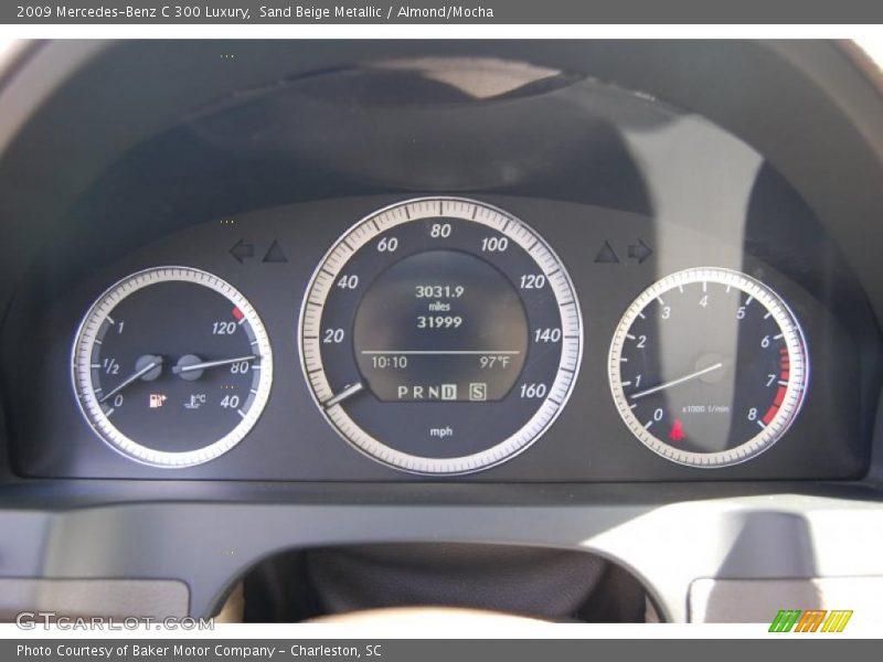Sand Beige Metallic / Almond/Mocha 2009 Mercedes-Benz C 300 Luxury