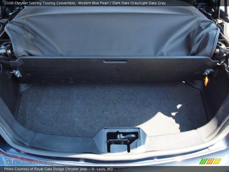 Modern Blue Pearl / Dark Slate Gray/Light Slate Gray 2008 Chrysler Sebring Touring Convertible