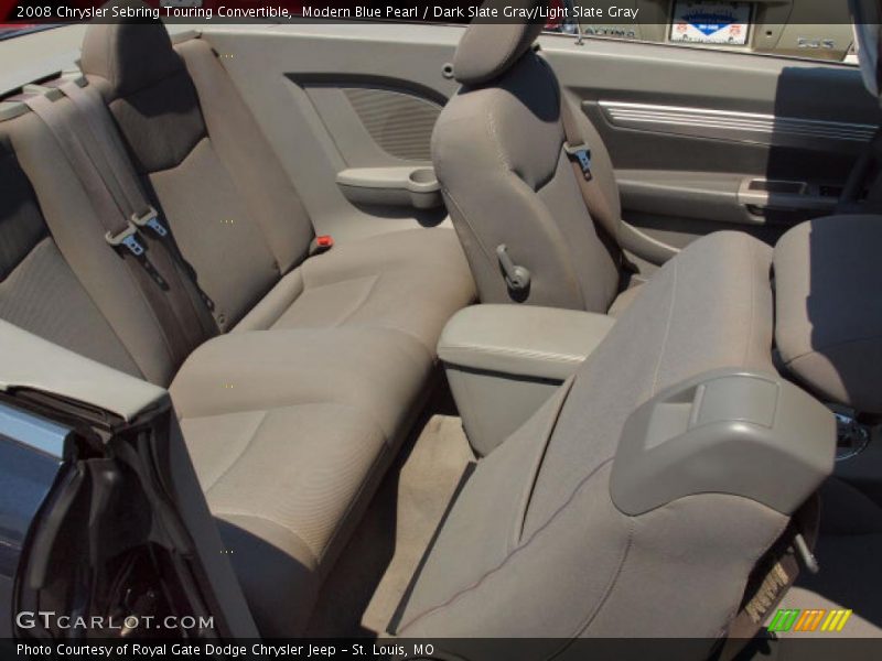 Modern Blue Pearl / Dark Slate Gray/Light Slate Gray 2008 Chrysler Sebring Touring Convertible