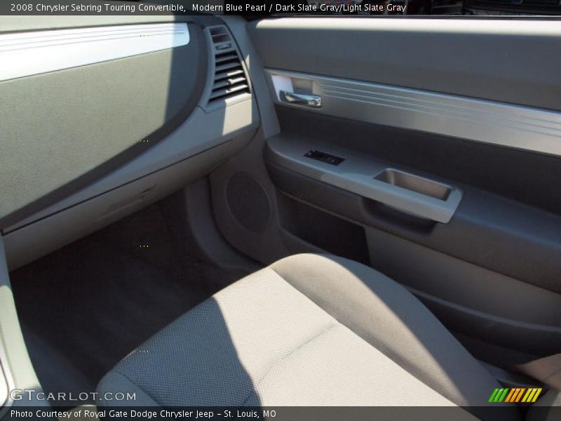 Modern Blue Pearl / Dark Slate Gray/Light Slate Gray 2008 Chrysler Sebring Touring Convertible