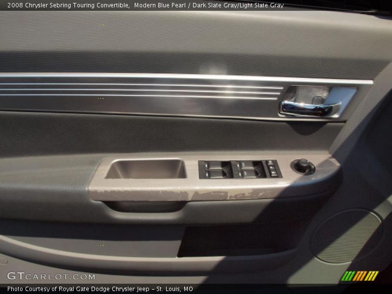 Modern Blue Pearl / Dark Slate Gray/Light Slate Gray 2008 Chrysler Sebring Touring Convertible