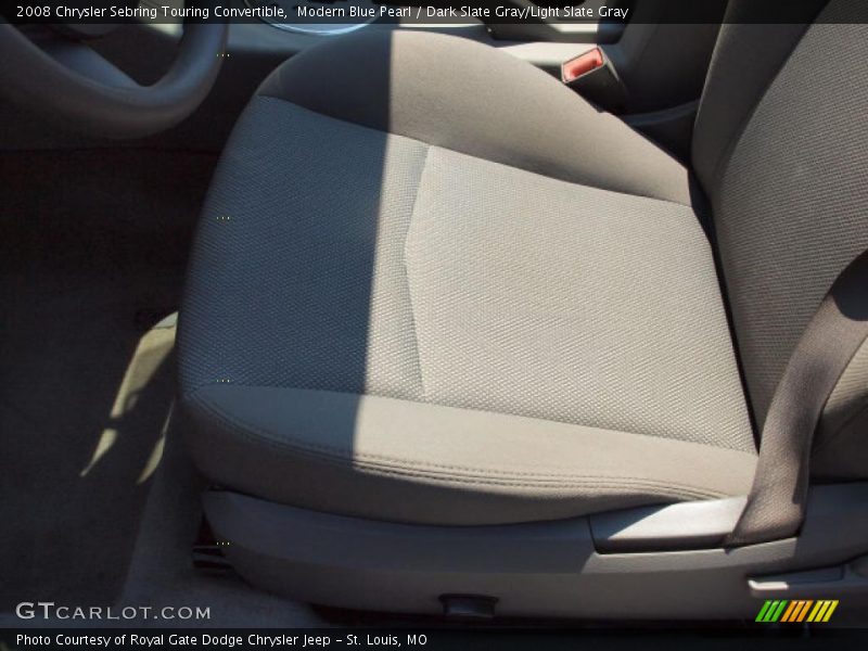 Modern Blue Pearl / Dark Slate Gray/Light Slate Gray 2008 Chrysler Sebring Touring Convertible