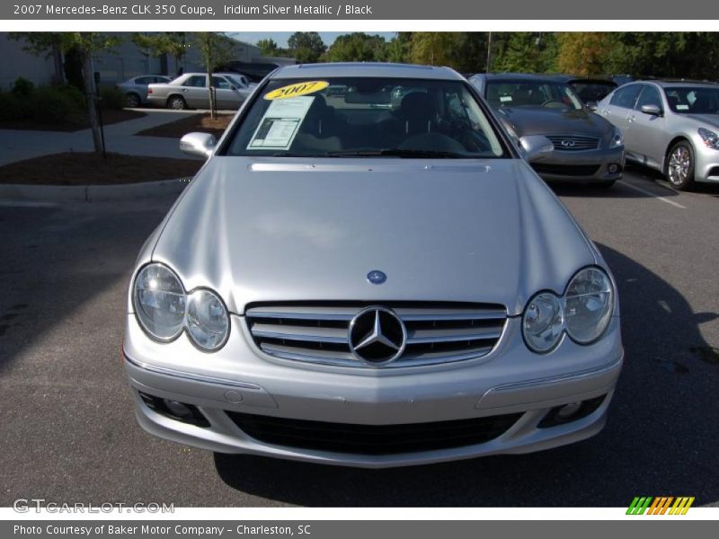 Iridium Silver Metallic / Black 2007 Mercedes-Benz CLK 350 Coupe