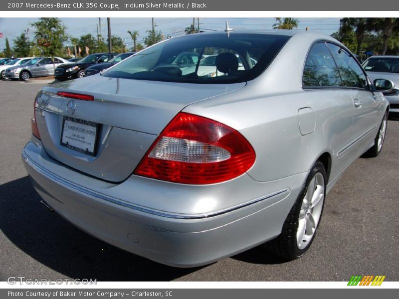 Iridium Silver Metallic / Black 2007 Mercedes-Benz CLK 350 Coupe