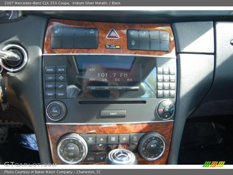 Iridium Silver Metallic / Black 2007 Mercedes-Benz CLK 350 Coupe