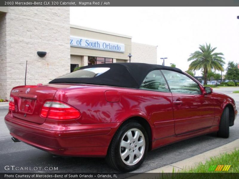 Magma Red / Ash 2003 Mercedes-Benz CLK 320 Cabriolet