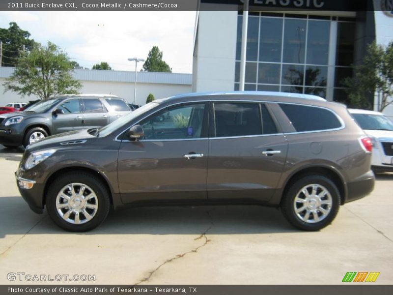 Cocoa Metallic / Cashmere/Cocoa 2011 Buick Enclave CXL