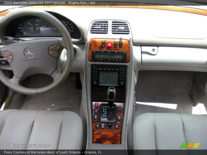 Magma Red / Ash 2003 Mercedes-Benz CLK 320 Cabriolet