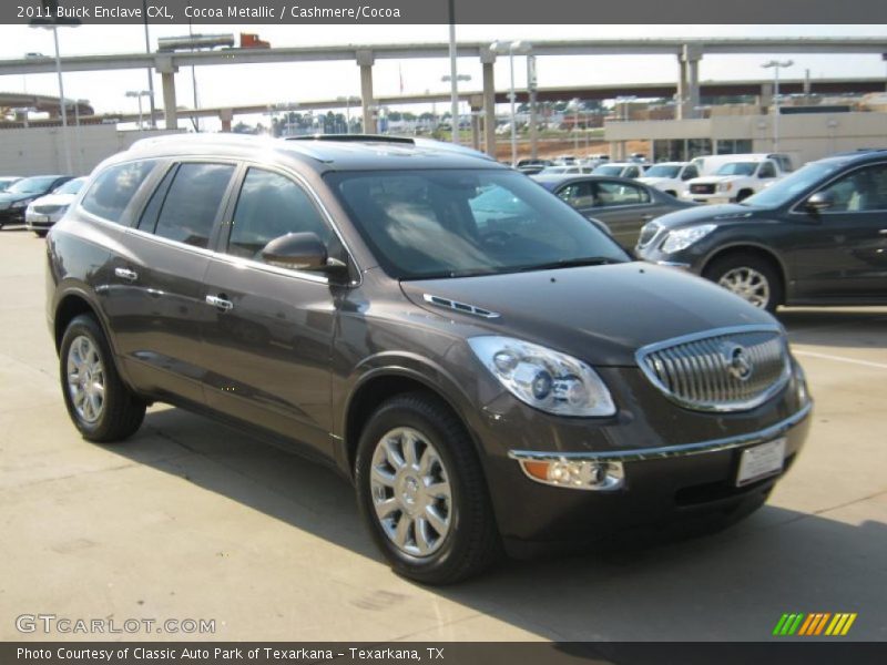 Cocoa Metallic / Cashmere/Cocoa 2011 Buick Enclave CXL