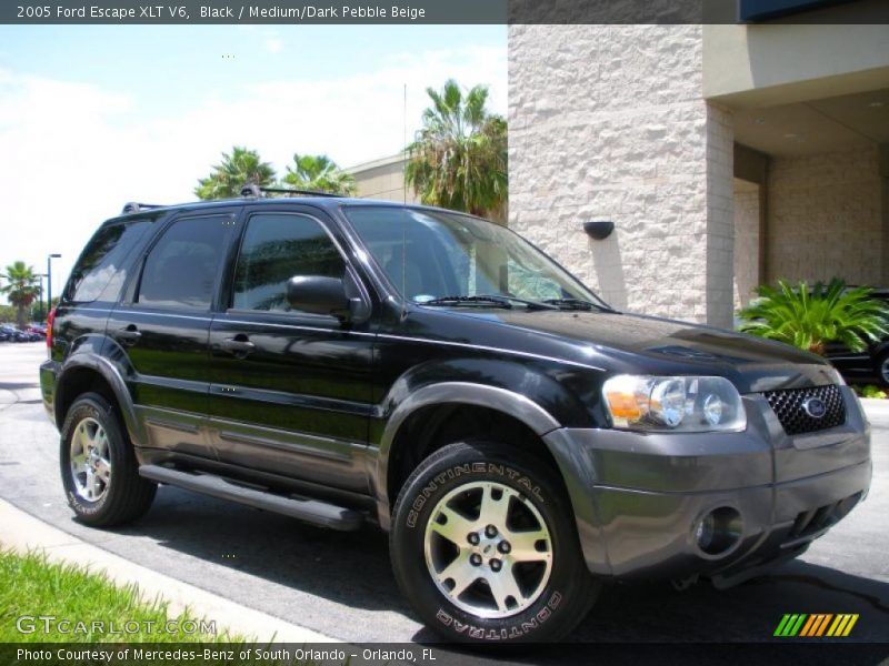 Black / Medium/Dark Pebble Beige 2005 Ford Escape XLT V6
