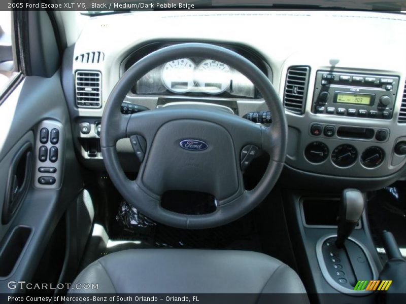 Black / Medium/Dark Pebble Beige 2005 Ford Escape XLT V6