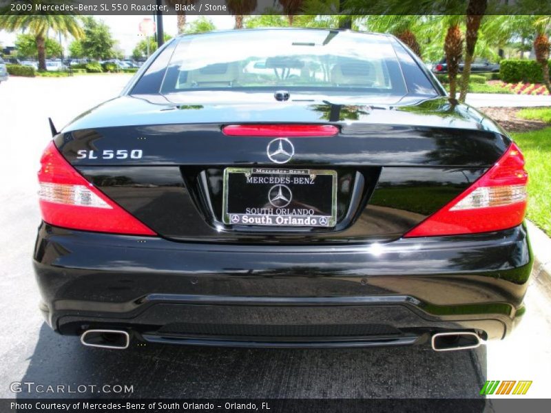 Black / Stone 2009 Mercedes-Benz SL 550 Roadster