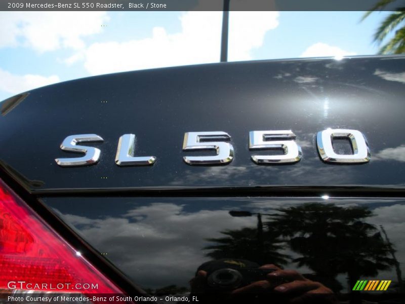 Black / Stone 2009 Mercedes-Benz SL 550 Roadster
