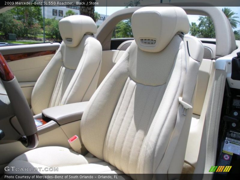 Black / Stone 2009 Mercedes-Benz SL 550 Roadster