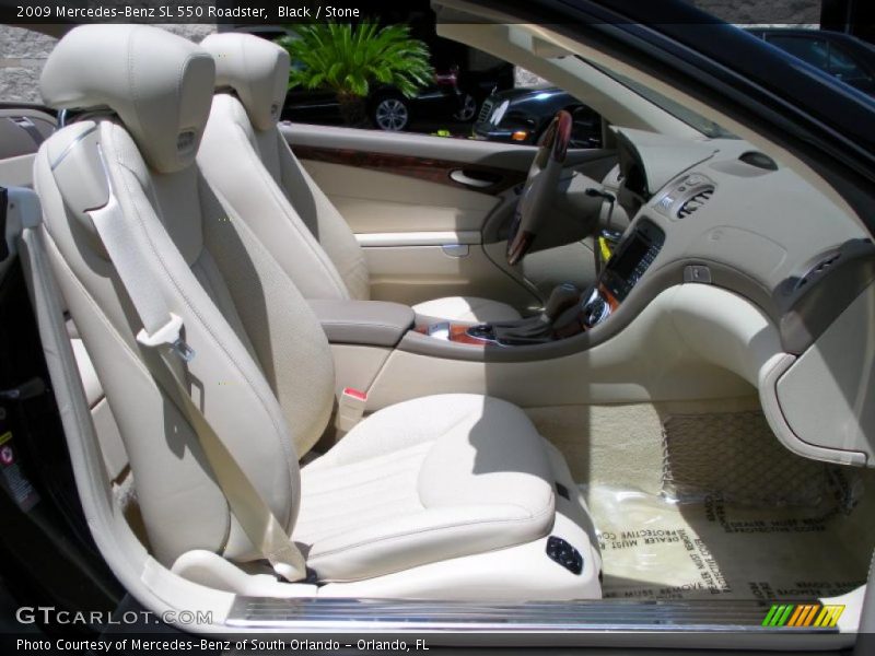 Black / Stone 2009 Mercedes-Benz SL 550 Roadster