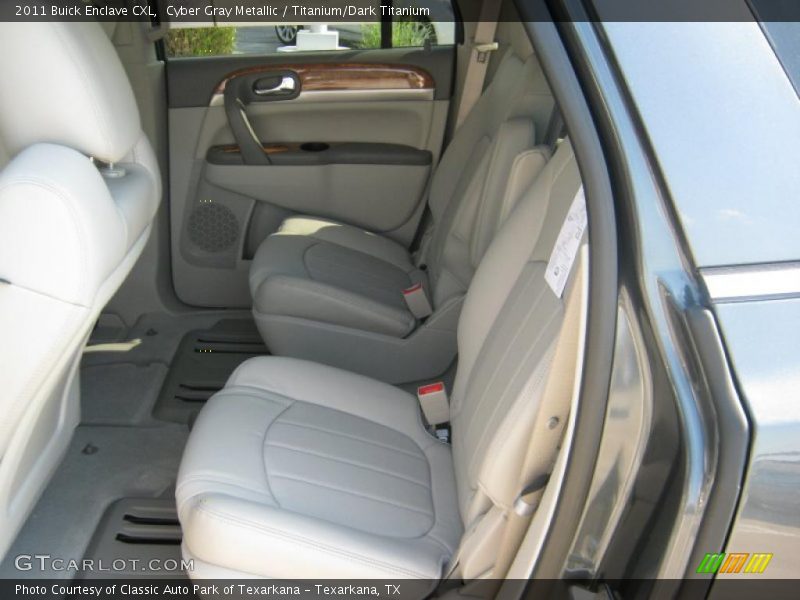 Cyber Gray Metallic / Titanium/Dark Titanium 2011 Buick Enclave CXL