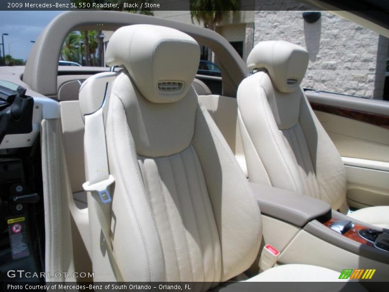 Black / Stone 2009 Mercedes-Benz SL 550 Roadster