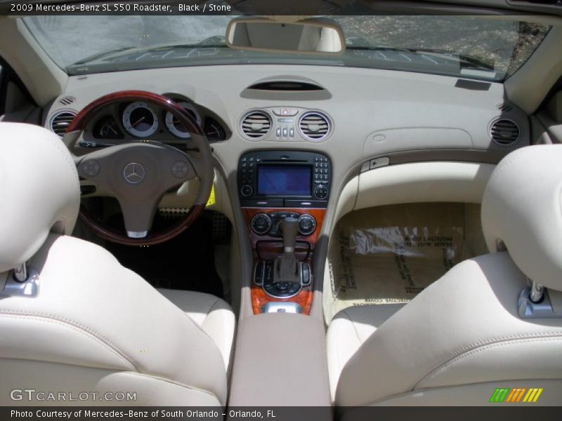 Black / Stone 2009 Mercedes-Benz SL 550 Roadster