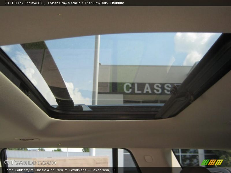 Cyber Gray Metallic / Titanium/Dark Titanium 2011 Buick Enclave CXL