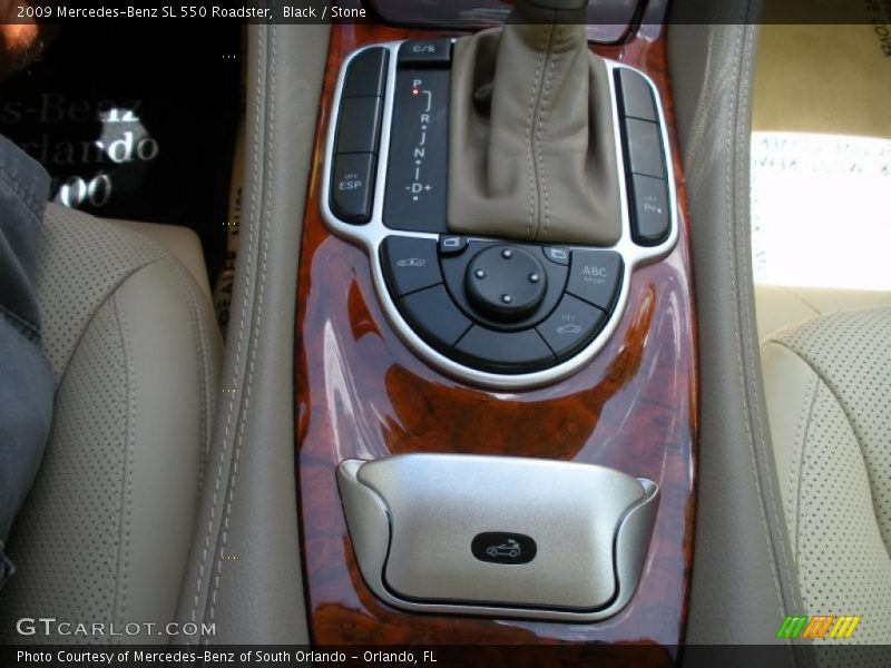 Black / Stone 2009 Mercedes-Benz SL 550 Roadster