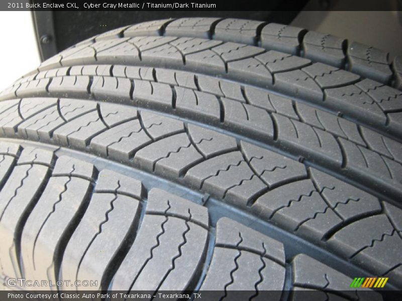 Cyber Gray Metallic / Titanium/Dark Titanium 2011 Buick Enclave CXL