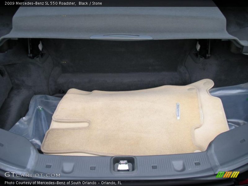 Black / Stone 2009 Mercedes-Benz SL 550 Roadster