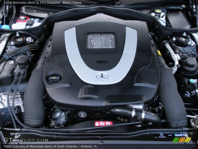 Black / Stone 2009 Mercedes-Benz SL 550 Roadster
