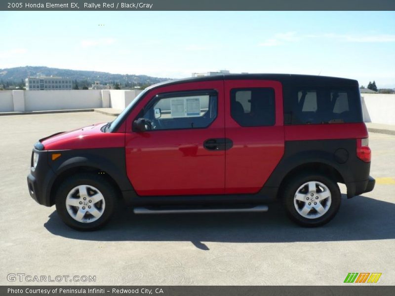 Rallye Red / Black/Gray 2005 Honda Element EX