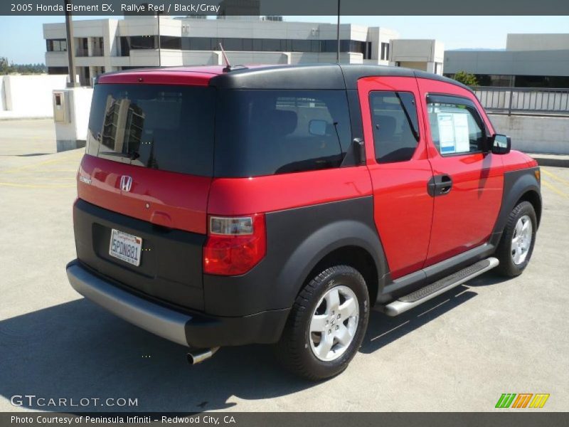 Rallye Red / Black/Gray 2005 Honda Element EX