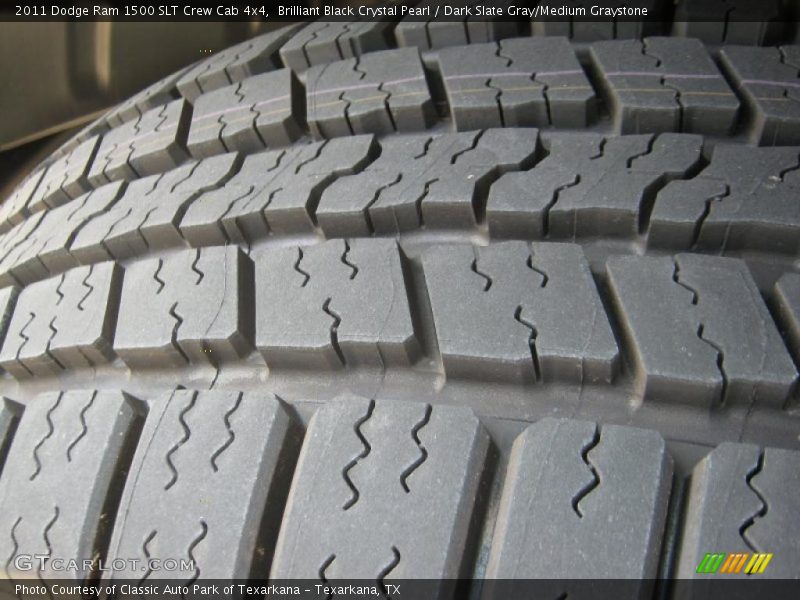 Brilliant Black Crystal Pearl / Dark Slate Gray/Medium Graystone 2011 Dodge Ram 1500 SLT Crew Cab 4x4