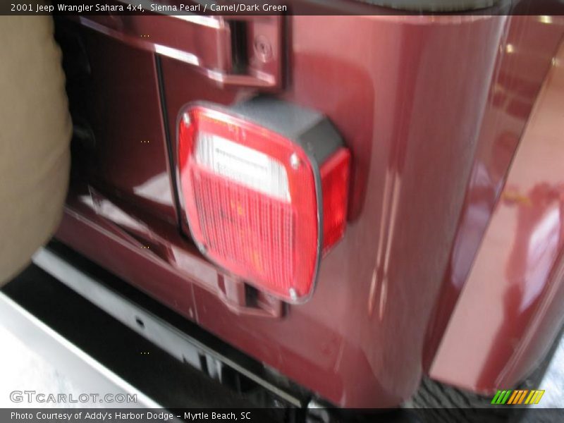 Sienna Pearl / Camel/Dark Green 2001 Jeep Wrangler Sahara 4x4