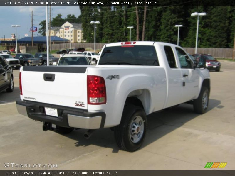 Summit White / Dark Titanium 2011 GMC Sierra 2500HD Work Truck Extended Cab 4x4