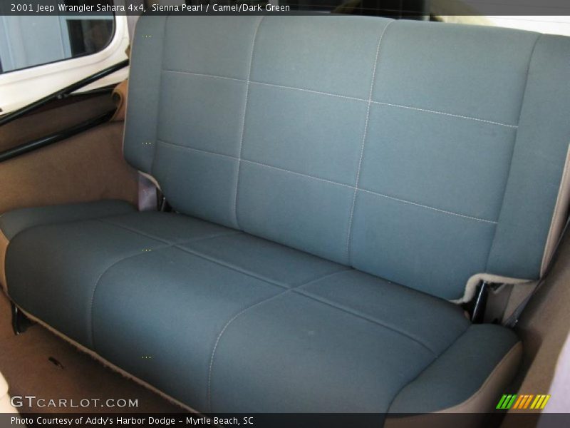 Sienna Pearl / Camel/Dark Green 2001 Jeep Wrangler Sahara 4x4
