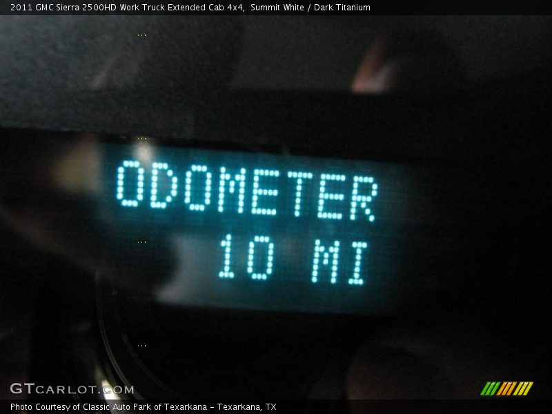 Summit White / Dark Titanium 2011 GMC Sierra 2500HD Work Truck Extended Cab 4x4