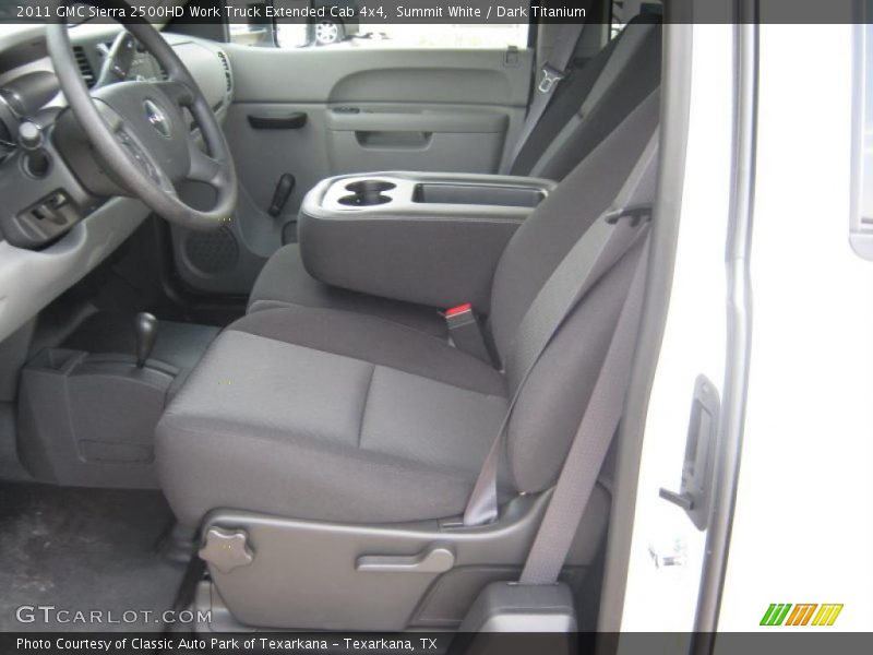 Summit White / Dark Titanium 2011 GMC Sierra 2500HD Work Truck Extended Cab 4x4
