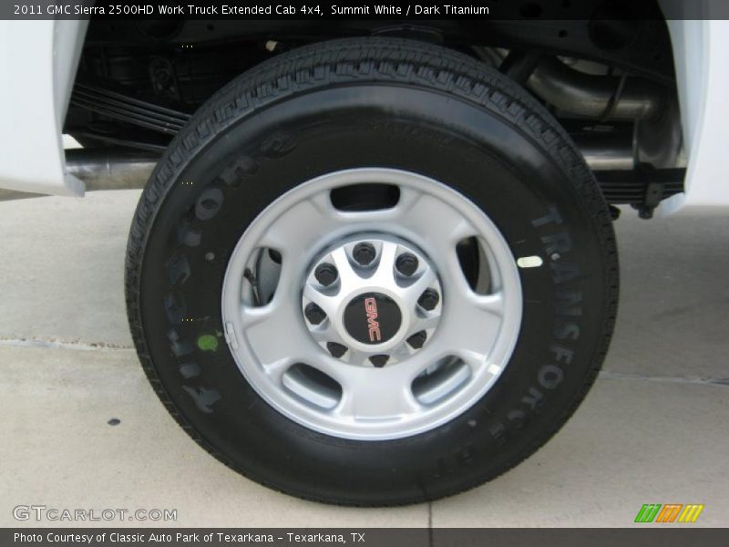 Summit White / Dark Titanium 2011 GMC Sierra 2500HD Work Truck Extended Cab 4x4
