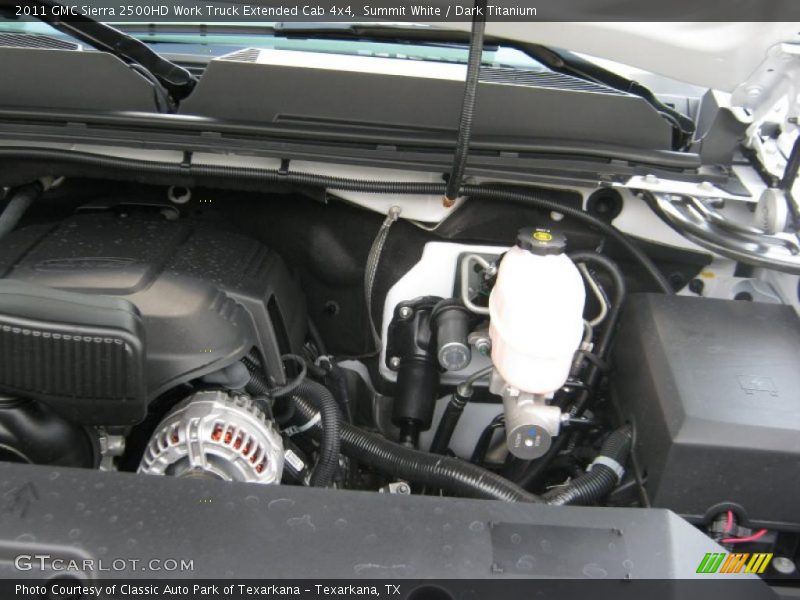 Summit White / Dark Titanium 2011 GMC Sierra 2500HD Work Truck Extended Cab 4x4