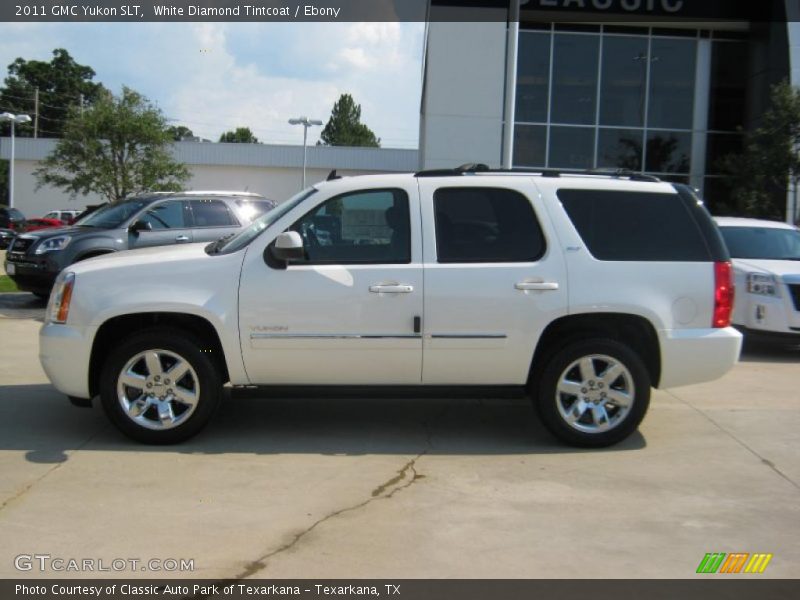 White Diamond Tintcoat / Ebony 2011 GMC Yukon SLT