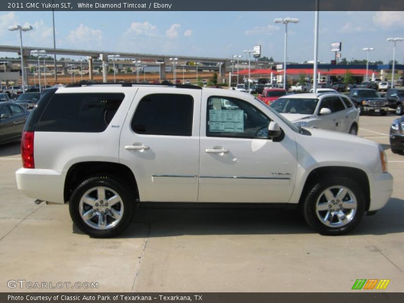 White Diamond Tintcoat / Ebony 2011 GMC Yukon SLT