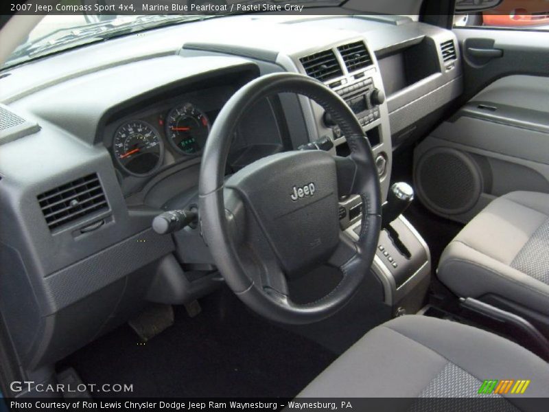 Marine Blue Pearlcoat / Pastel Slate Gray 2007 Jeep Compass Sport 4x4