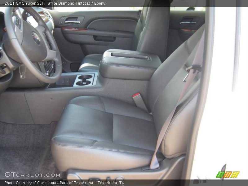 White Diamond Tintcoat / Ebony 2011 GMC Yukon SLT