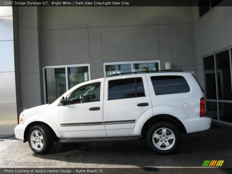 Bright White / Dark Slate Gray/Light Slate Gray 2007 Dodge Durango SLT