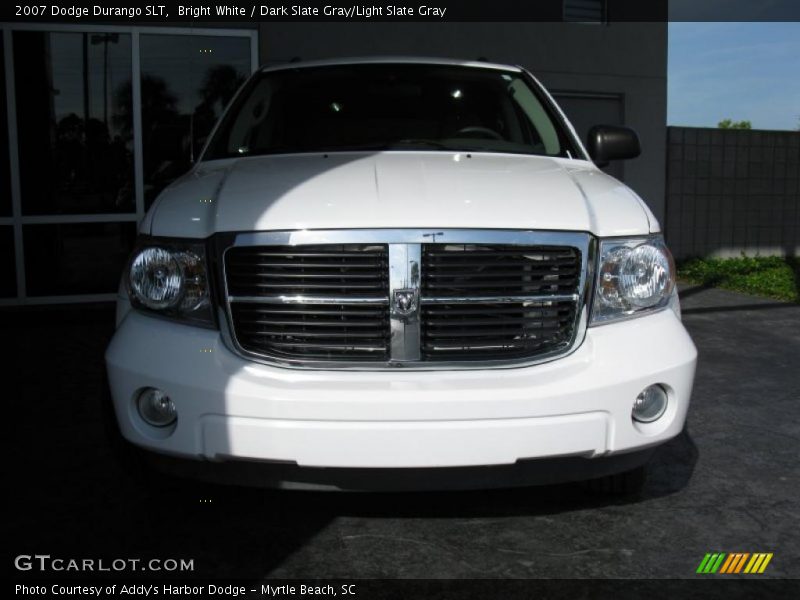 Bright White / Dark Slate Gray/Light Slate Gray 2007 Dodge Durango SLT