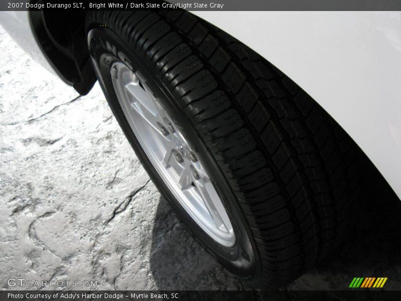 Bright White / Dark Slate Gray/Light Slate Gray 2007 Dodge Durango SLT