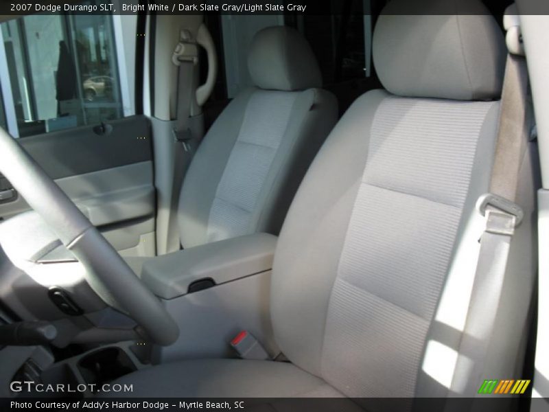 Bright White / Dark Slate Gray/Light Slate Gray 2007 Dodge Durango SLT