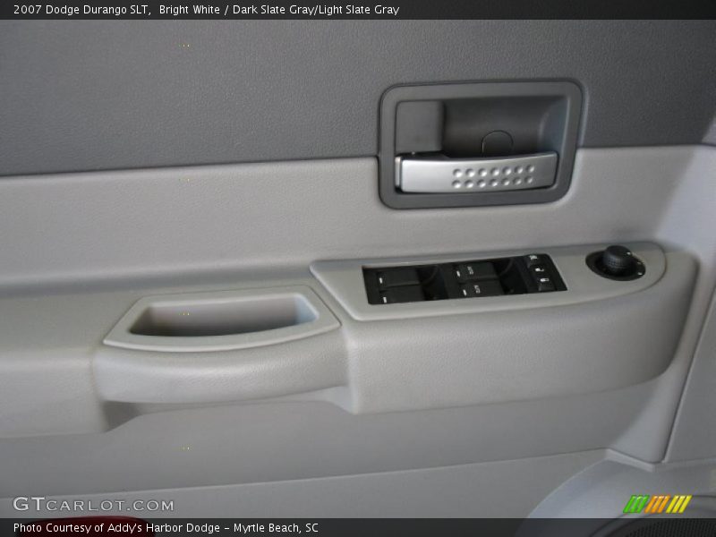 Bright White / Dark Slate Gray/Light Slate Gray 2007 Dodge Durango SLT