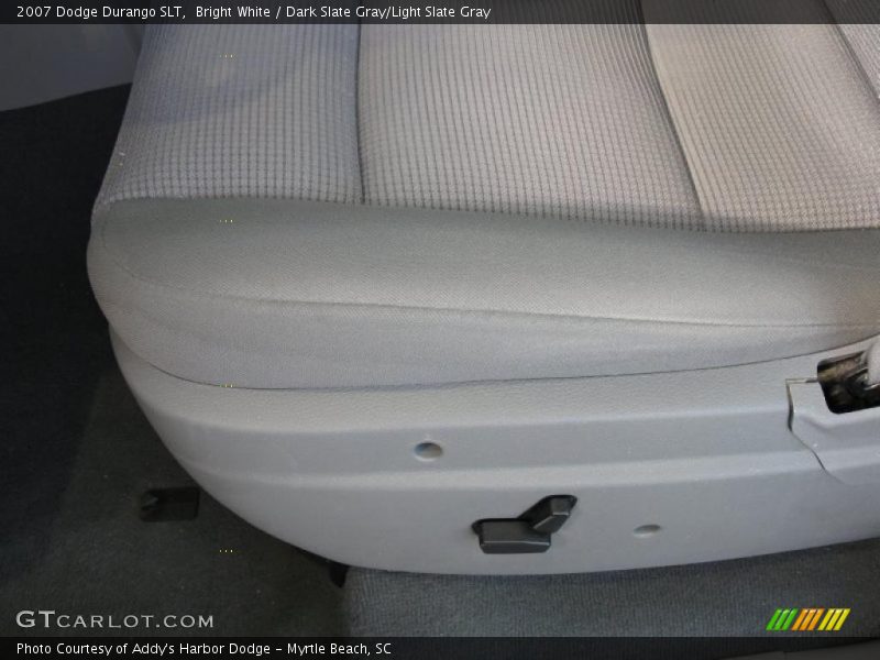 Bright White / Dark Slate Gray/Light Slate Gray 2007 Dodge Durango SLT