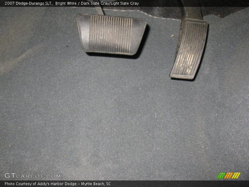 Bright White / Dark Slate Gray/Light Slate Gray 2007 Dodge Durango SLT
